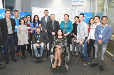Теленор посреща нови петима участници по програмата за хора с увреждания Open Mind