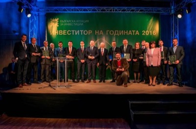 „Сенсата Технолоджис България“  ЕООД  е  „Инвеститор на годината“  2016