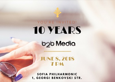b2b Media празнува 10-ата си годишнина