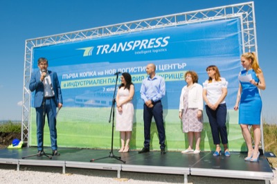 С 10 млн. лева инвестиция Transpress започва изграждането на нов логистичен център